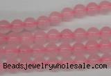 CRO48 15.5 inches 6mm round rose quartz beads wholesale