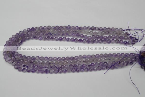 CRO53 15.5 inches 6mm round amethyst gemstone beads wholesale