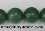 CRO530 15.5 inches 20mm round green aventurine beads wholesale