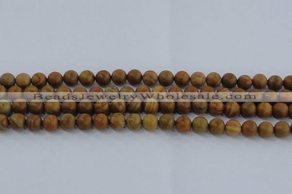 CRO553 15.5 inches 8mm round grain stone beads wholesale