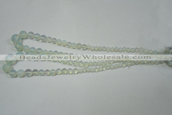 CRO744 15.5 inches 6mm – 14mm faceted round opal beads