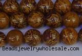 CRO882 15.5 inches 8mm round elephant blood stone beads