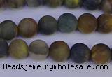 CRO911 15.5 inches 6mm round matte golden pietersite beads