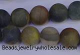 CRO913 15.5 inches 10mm round matte golden pietersite beads