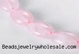 CRQ01 A grade 10*14mm oval natural rose quartz beads wholesale