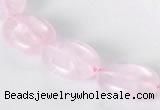 CRQ02 A grade 13*18mm oval natural rose quartz beads Wholesale