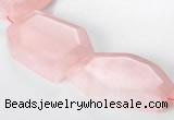 CRQ11 Freeform A grade natural rose quartz beads Wholesale