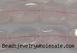 CRQ165 15.5 inches 12*16mm faceted rectangle natural rose quartz beads