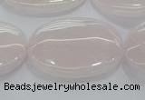 CRQ236 15.5 inches 18*25mm oval rose quartz beads wholesale