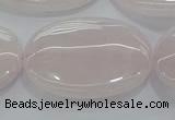 CRQ237 15.5 inches 22*30mm oval rose quartz beads wholesale