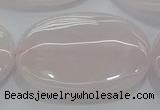 CRQ238 15.5 inches 30*40mm oval rose quartz beads wholesale