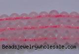 CRQ250 15.5 inches 4mm round rose quartz beads Wholesale