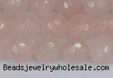 CRQ291 15.5 inches 10mm faceted round rose quartz gemstone beads