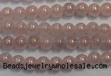 CRQ501 15.5 inches 6mm round AB-color rose quartz beads