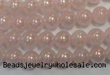 CRQ502 15.5 inches 8mm round AB-color rose quartz beads