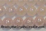 CRQ504 15.5 inches 12mm round AB-color rose quartz beads