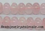 CRQ55 15.5 inches 10*16mm rondelle natural rose quartz beads