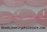 CRQ611 15.5 inches 13*18mm oval rose quartz beads wholesale