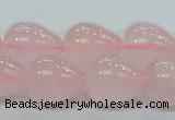 CRQ65 15.5 inches 16*19mm teardrop natural rose quartz beads wholesale