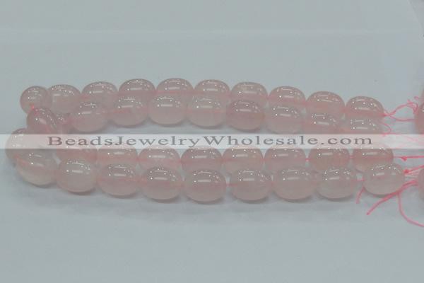 CRQ68 15.5 inches 16*20mm egg-shaped natural rose quartz beads