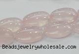 CRQ77 15.5 inches 12*20mm oval natural rose quartz beads wholesale