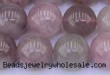 CRQ782 15.5 inches 10mm round Madagascar rose quartz beads