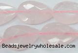 CRQ89 15.5 inches 18*25mm faceted teardrop natural rose quartz beads