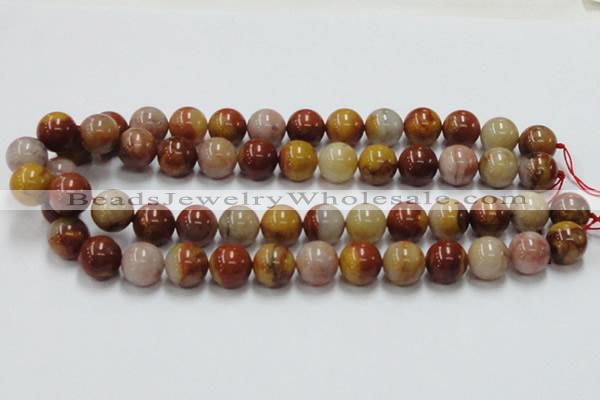 CRS05 15.5 inches 14mm round rainbow stone beads wholesale