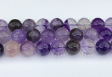 CRU1016 15.5 inches 14mm round mixed rutilated quartz beads