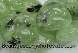 CRU109 15.5 inches 23*23mm heart green rutilated quartz beads