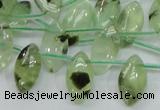 CRU136 15.5 inches 9*17mm marquise green rutilated quartz beads