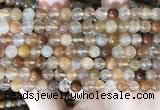 CRU944 15.5 inches 6mm round mixed rutilated quartz beads