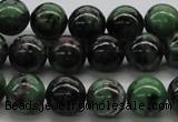 CRZ04 15.5 inches 12mm round ruby zoisite gemstone beads Wholesale