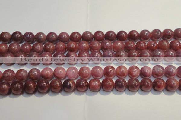 CRZ1006 15.5 inches 7mm - 7.5mm round A+ grade natural ruby beads