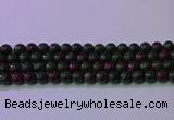 CRZ1111 15.5 inches 6mm round imitation ruby zoisite beads wholesale