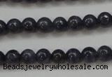 CRZ821 15.5 inches 4mm round natural sapphire gemstone beads