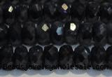 CRZ973 15.5 inches 5*7mm faceted rondelle A- grade sapphire beads