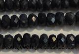 CRZ975 15.5 inches 3*5mm faceted rondelle A grade sapphire beads