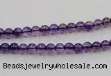 CSA01 15.5 inches 4mm round synthetic amethyst beads wholesale