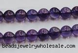 CSA04 15.5 inches 8mm round synthetic amethyst beads wholesale