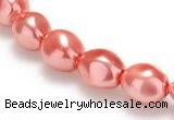 CSB01 16 inches 8*12mm nugget shell pearl beads Wholesale