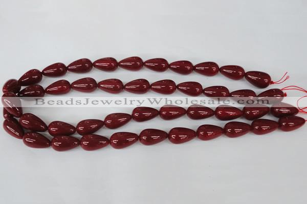 CSB107 15.5 inches 10*18mm teardrop shell pearl beads wholesale