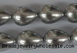 CSB115 15.5 inches 15*19mm teardrop shell pearl beads wholesale