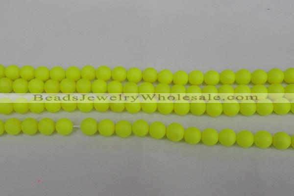 CSB1315 15.5 inches 4mm matte round shell pearl beads wholesale