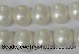 CSB136 15.5 inches 12*15mm – 13*16mm oval shell pearl beads