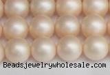 CSB1364 15.5 inches 12mm matte round shell pearl beads wholesale