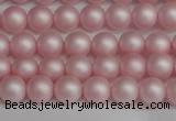 CSB1371 15.5 inches 6mm matte round shell pearl beads wholesale