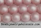 CSB1374 15.5 inches 12mm matte round shell pearl beads wholesale