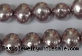 CSB140 15.5 inches 12*15mm – 13*16mm oval shell pearl beads