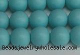 CSB1409 15.5 inches 12mm matte round shell pearl beads wholesale